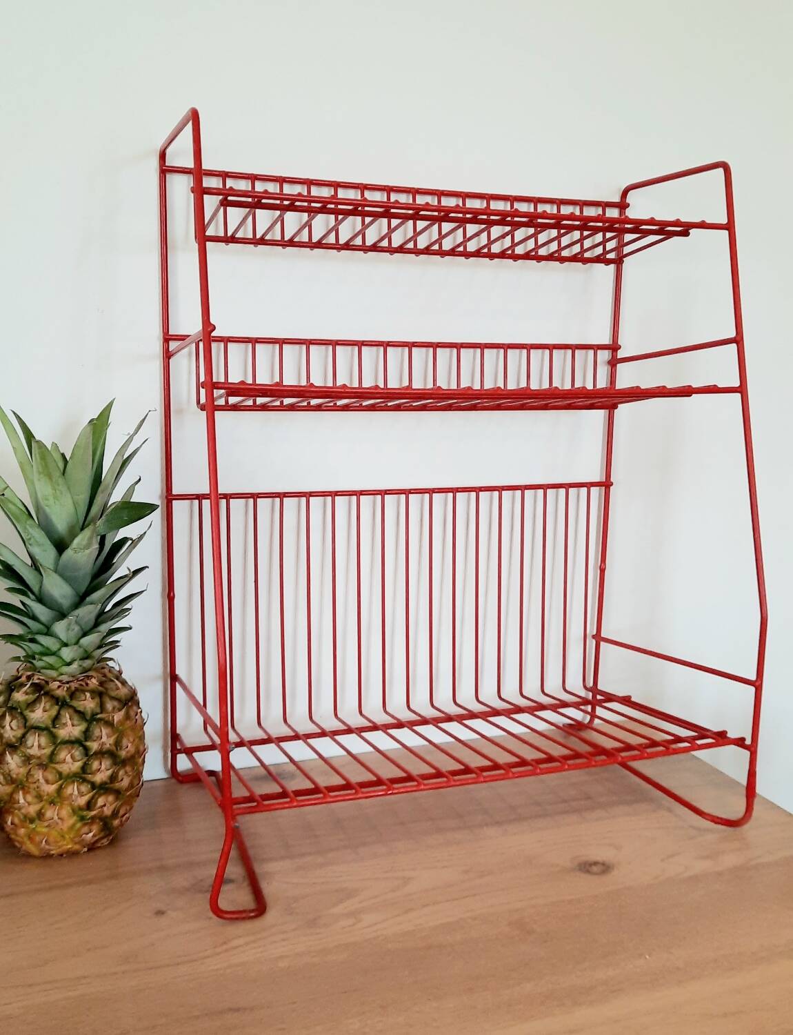 Vintage metal shelf
