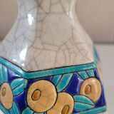 Art Deco ceramic vase from Longwy