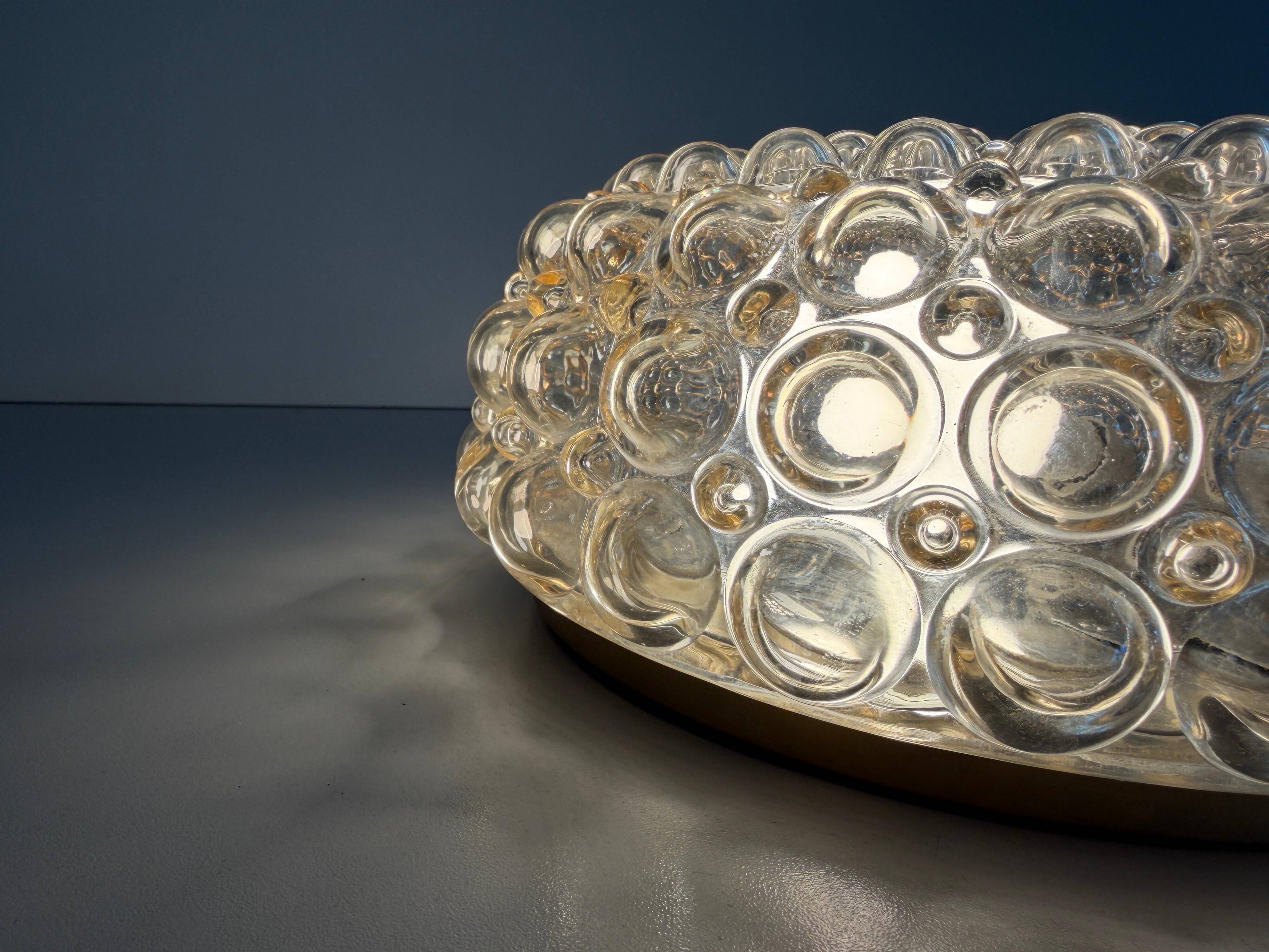 Boom 665 Model Bubble Glass Flush Mountains by Bega Limburg, 1960s, Germany