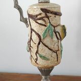 Retro Barbotine Birds Carafe