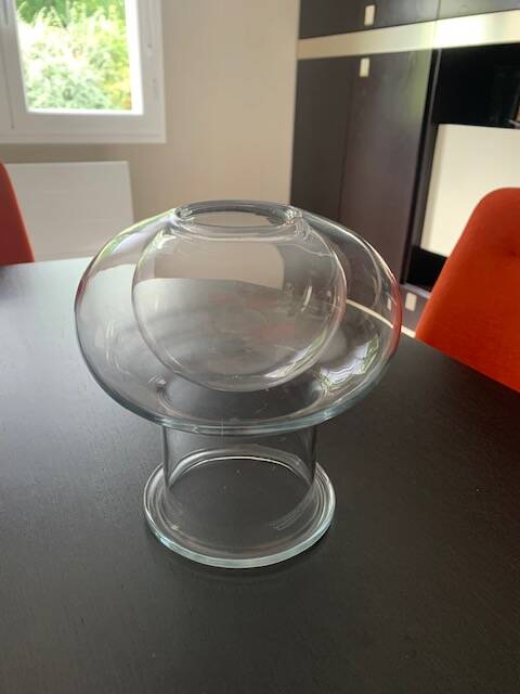 Blown glass lantern