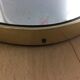 Mirror mirror free form of the 50s, brass, vintage