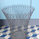 Old mesh paper basket