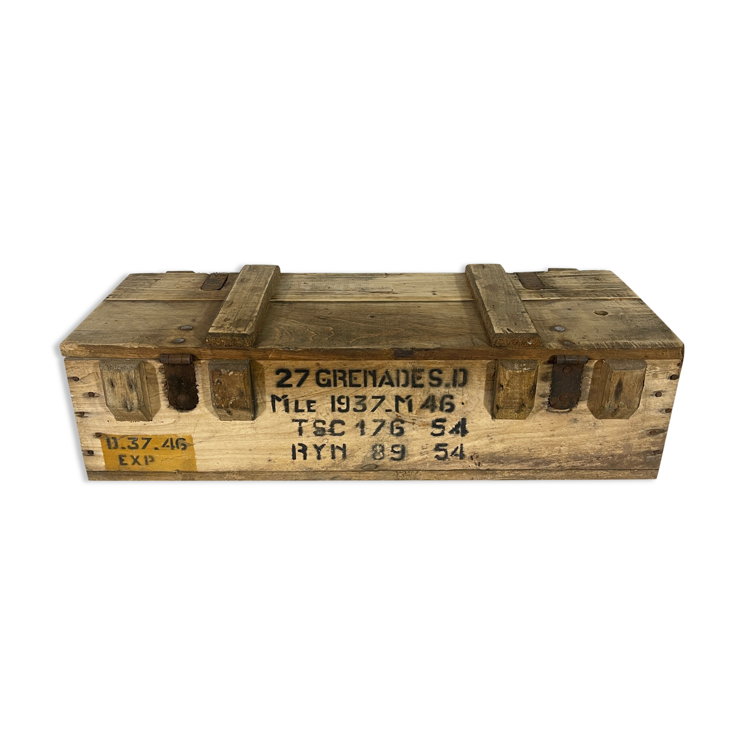 Wooden ammunition box