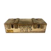 Caisse à munitions en bois