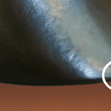 Louis Drimmer stylized lamp boat on the wave - ceramic enamelled two colors - 70s