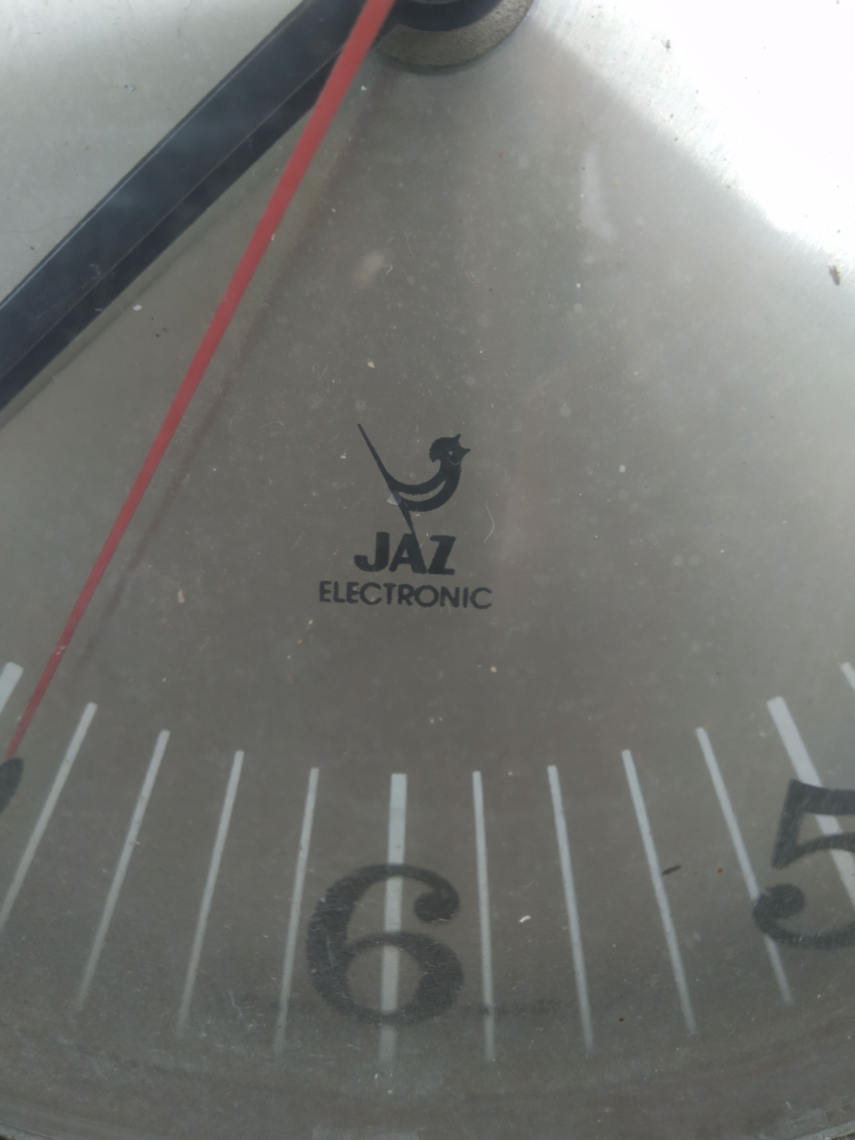 Octagonal pendulum clock JAZ vintage 1970