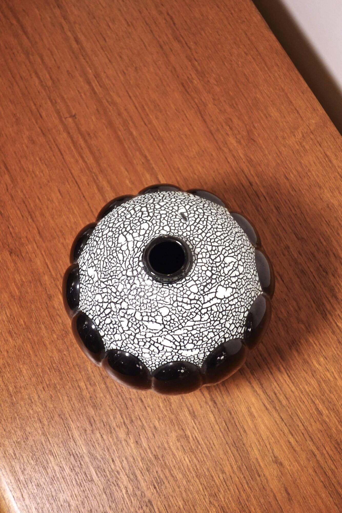 Art Deco Ball Vase by Saint Clément, France 1930's