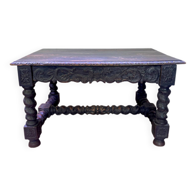 Table bureau style Louis XIII