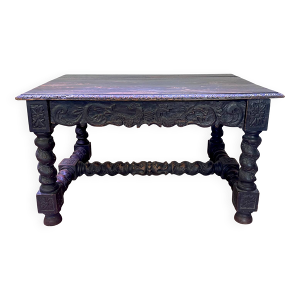 Table bureau style Louis XIII