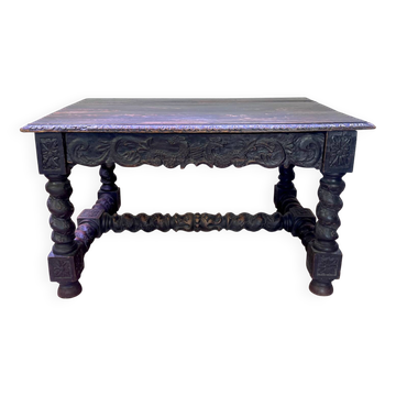 Table bureau style Louis XIII
