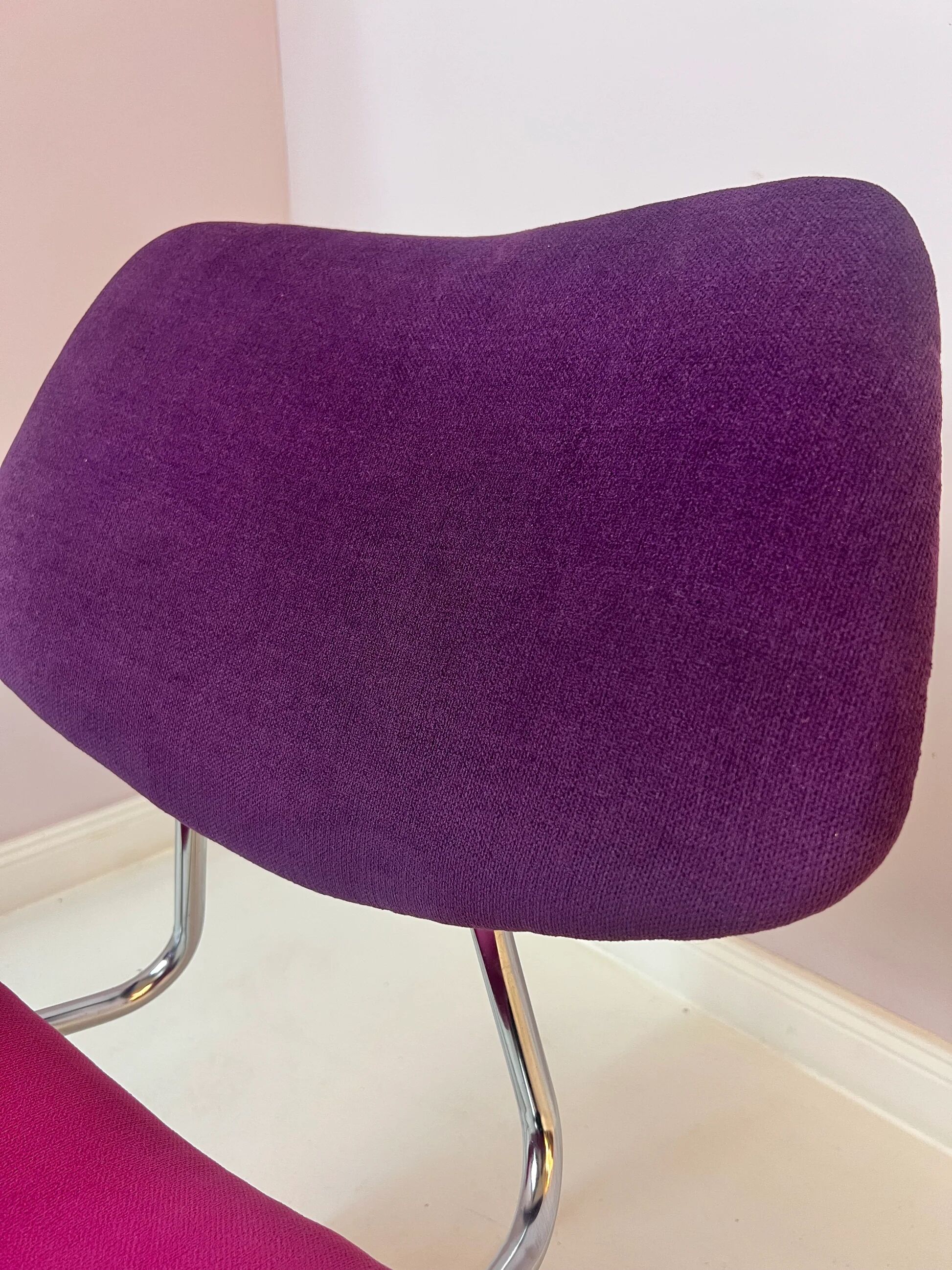 Vermund VL 135 armchair purple pink chrome