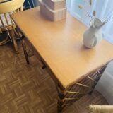 Vintage rattan desk