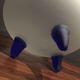 Vase en verre opaline
