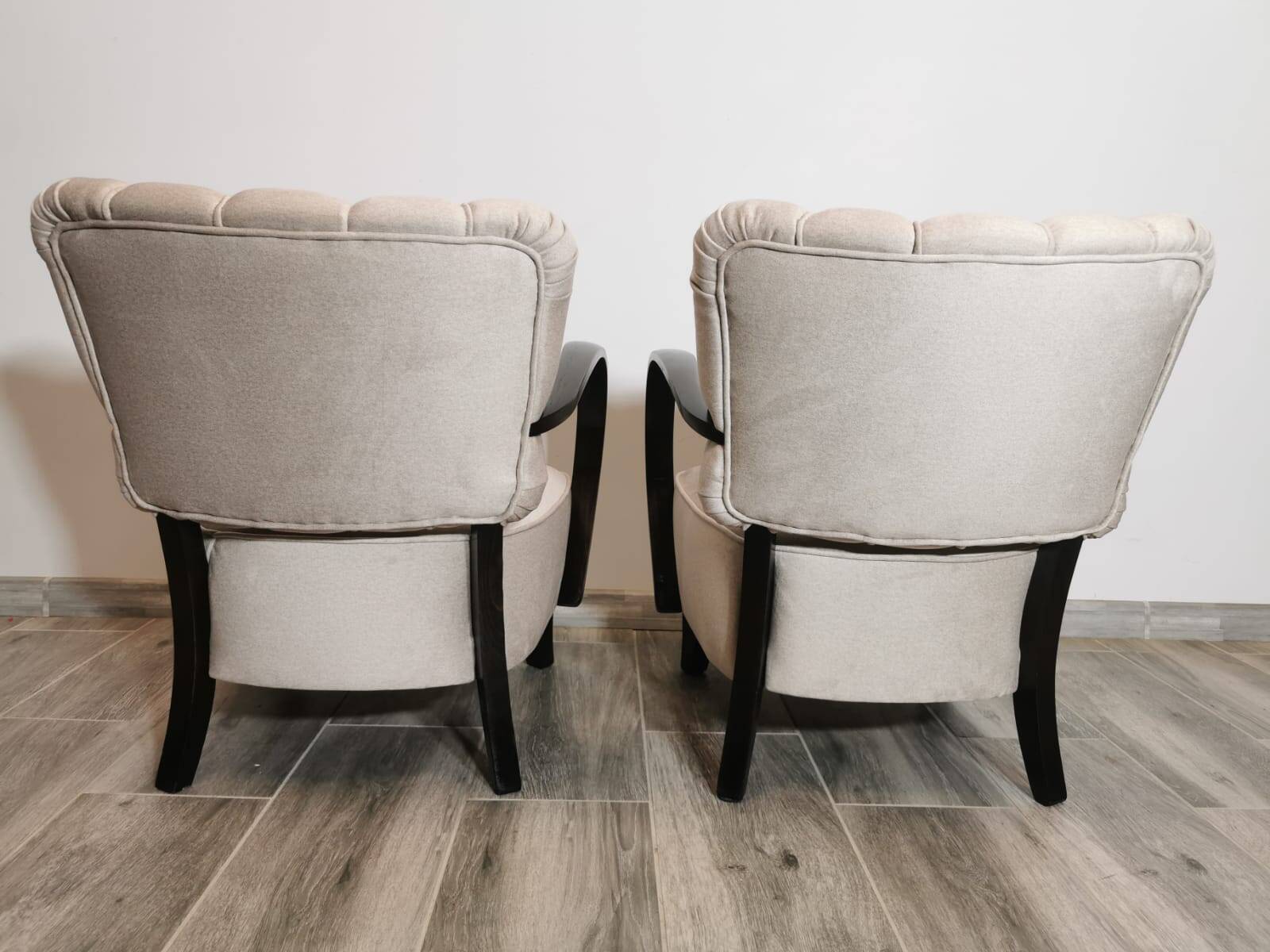 Armchairs by Jindřich Halabala, 1950s, Set of 2