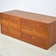 Chest of drawers by Erik Brouer 1960s Danish lowboard vintage teak