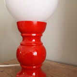 Opaline globe lamp