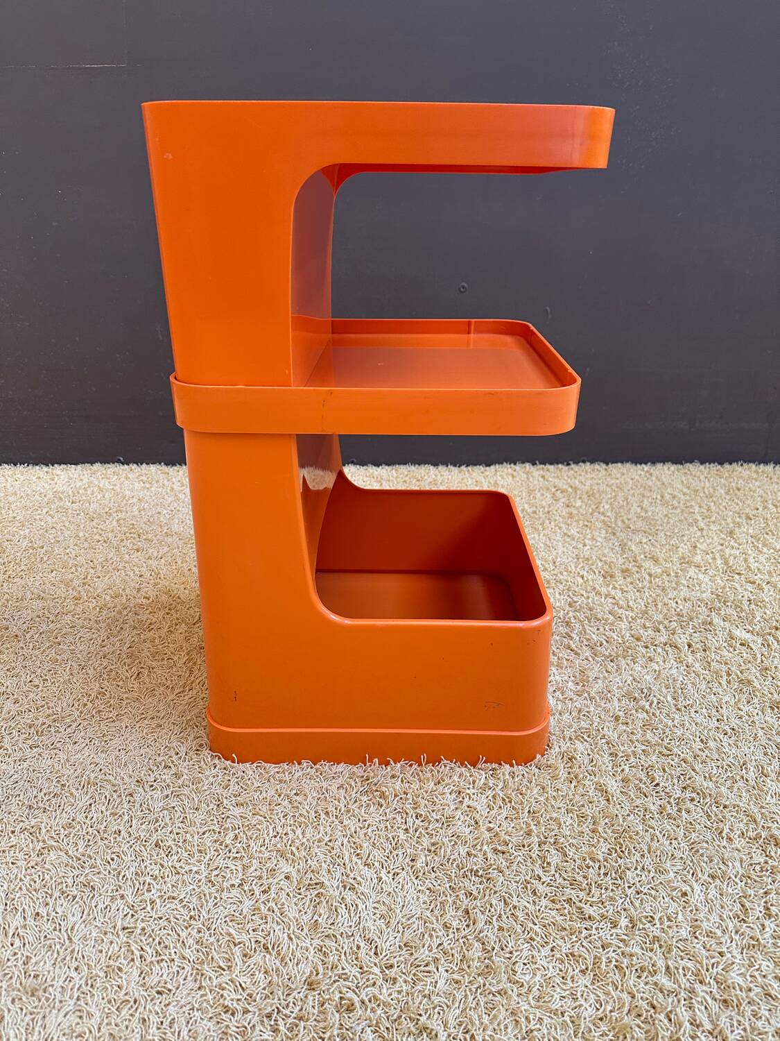 Prisunic Flair model plastic bedside table