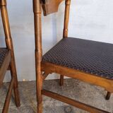 4 Scandinavian wooden chairs 1960