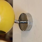 TeDeLight wall lamp, 1970 in yellow lacquered metal