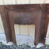 Cast-iron fireplace mantle