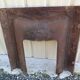 Cast-iron fireplace mantle