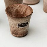 Stoneware service, pottery from Bois de Laud