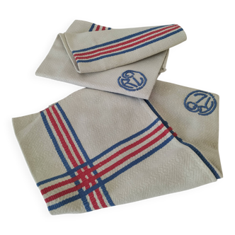 Serviettes de table monogrammées
