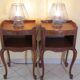 Paire de chevets en merisier, style Louis XV