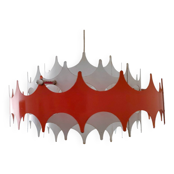 Suspension Vintage • Doria Leuchten • Space Age • 1960