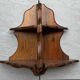Pair of vintage corner shelves