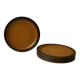 Set of 6 dessert or starter plates in Meylan stoneware – Faïence de St Amand, handmade, vintage 70s