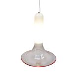 Murano glass hanging lamp for Leucos Italy, 1970s