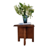 Bedside table or end of sofa Italian brutalism wood