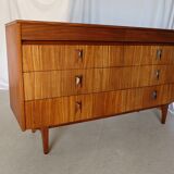 Scandinavian rosewood chest of drawers