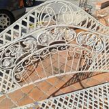 iron garden bench