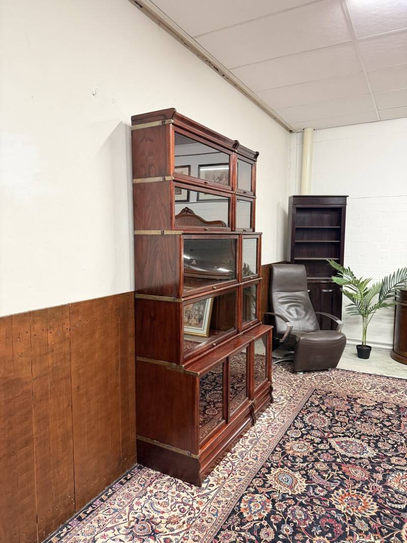 Set Classic English Bookcase Globe Wernicke