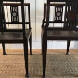 Pair of Art Deco Asian style armchairs
