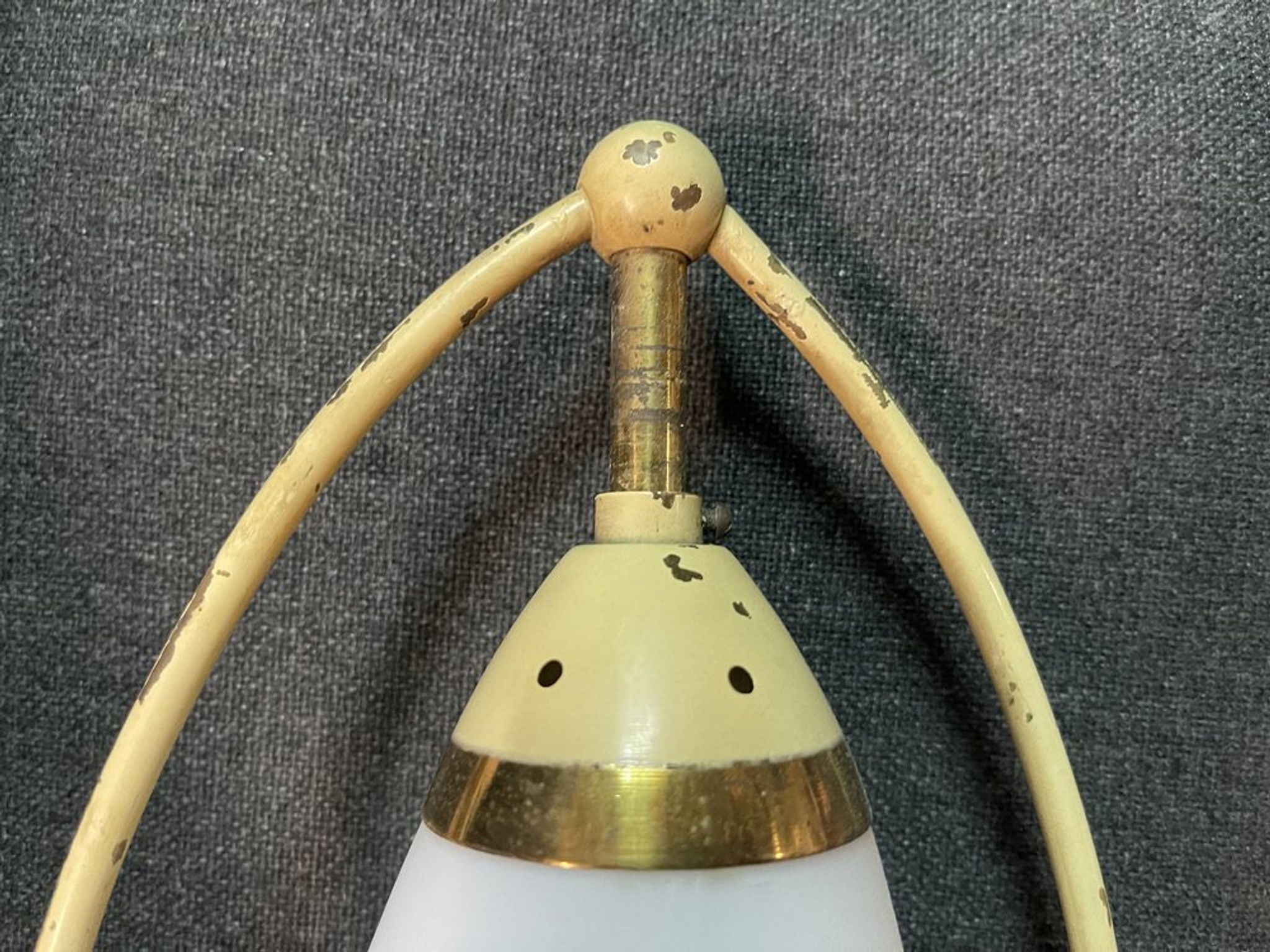 Italian opaline glass sconces