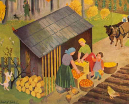 Poster by H. W. Türk Graz Austria 1952