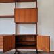 Bibliothèque modulaire Mid Century Modern en teck par Selex Padova