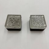 Set of 2 Staff leuchten bubble glass wall lamps , 1970s Germany