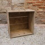 Square wooden box
