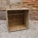 Square wooden box