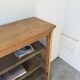 Enfilade vitrée en chêne, années 50