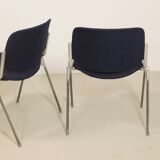 Pair of 2 vintage chairs DSC 106 by Giancarlo Piretti for Anonima Casteli 1965.Ref : Cat