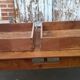 Table de ferme en noyer époque 19eme