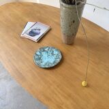 Oval coffee table beech 1980 Aalto Ikea