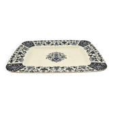 Plat en faïence de Gien "Terre de Fer", service "Ibis", 1876