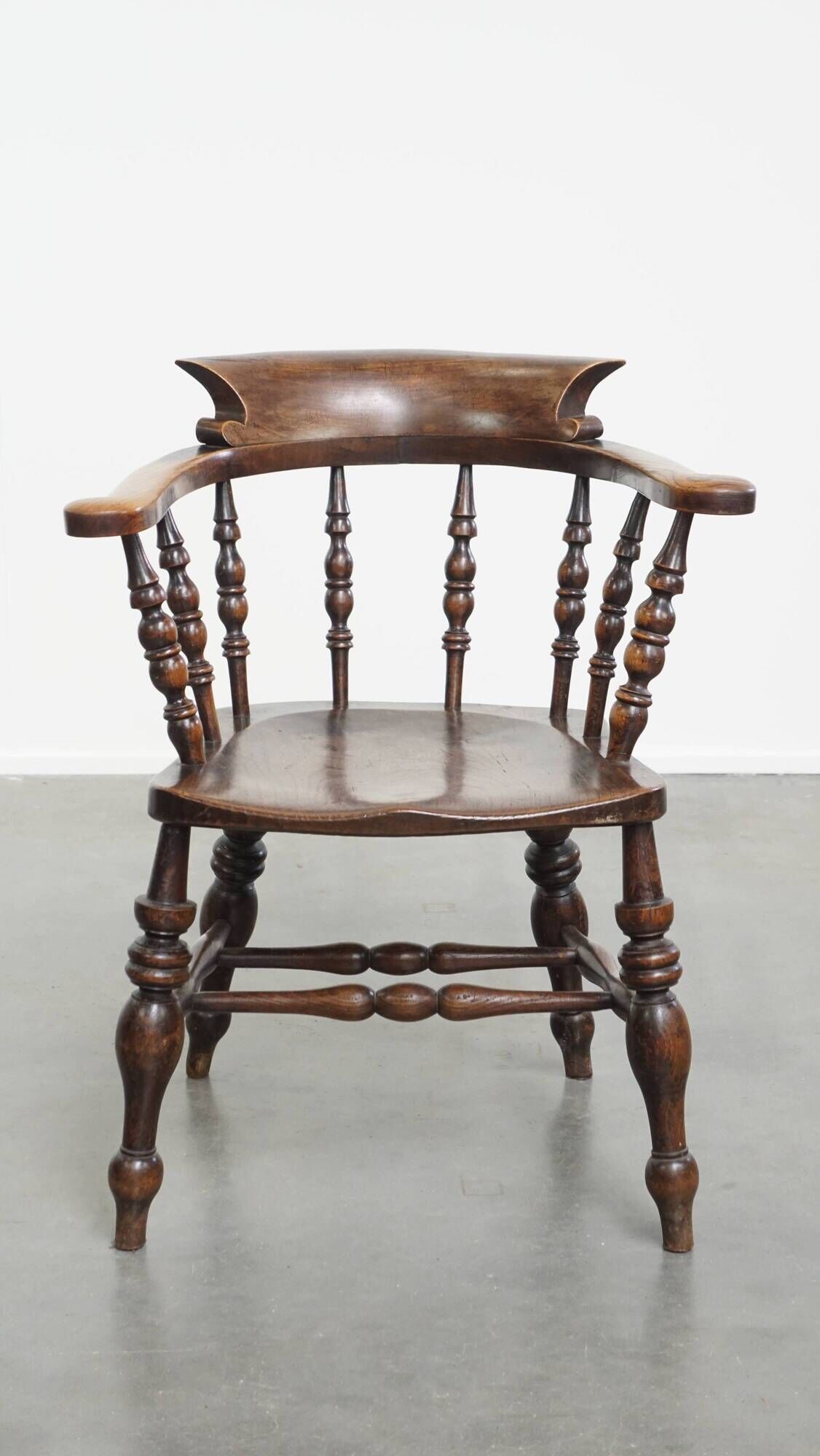 English antique side/desk/captain's chair from the early 1800s
